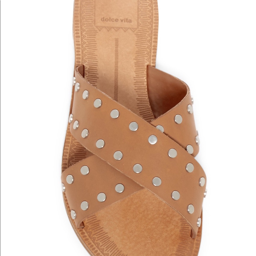 Dolce Vita studded slide